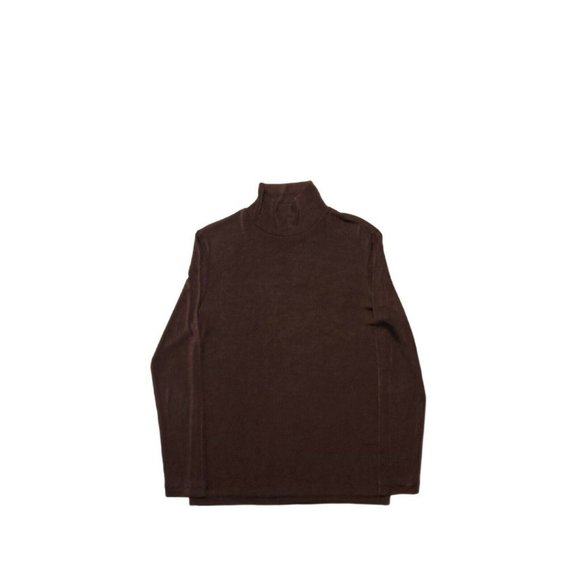 Issey Miyake Y2K Viscose L/S Mock Neck Sweatshirt Shirt - Picture 1 of 7